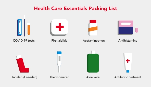 health care essentials packing list