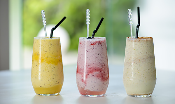 smoothies-600x356 refreshing summer smoothies in glasses with straws